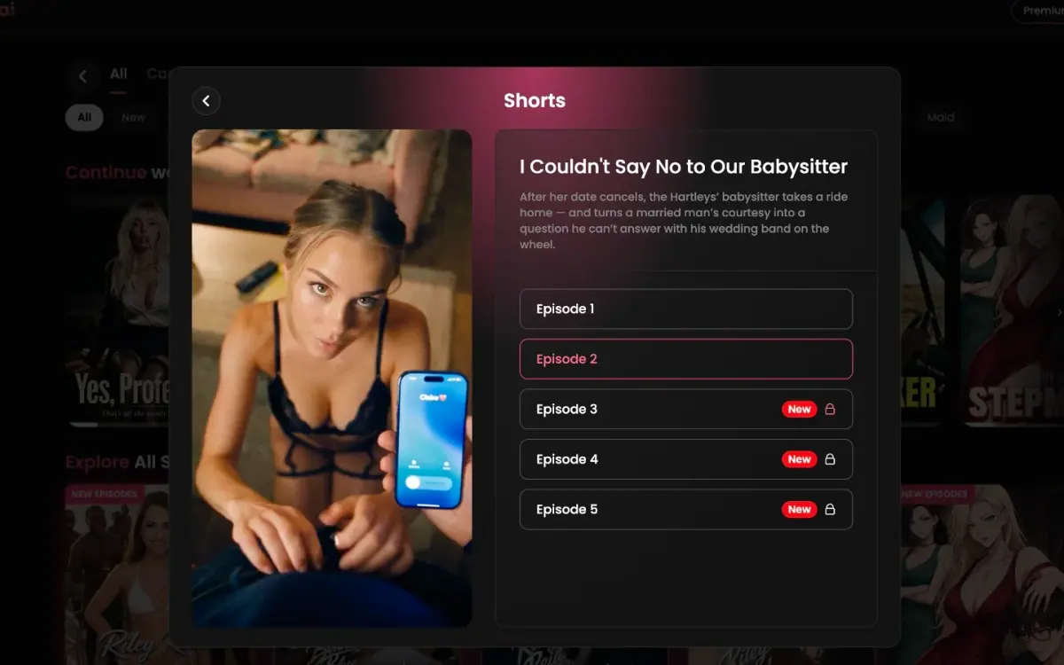 Candy AI Shorts free tier: what the first two episodes cover
